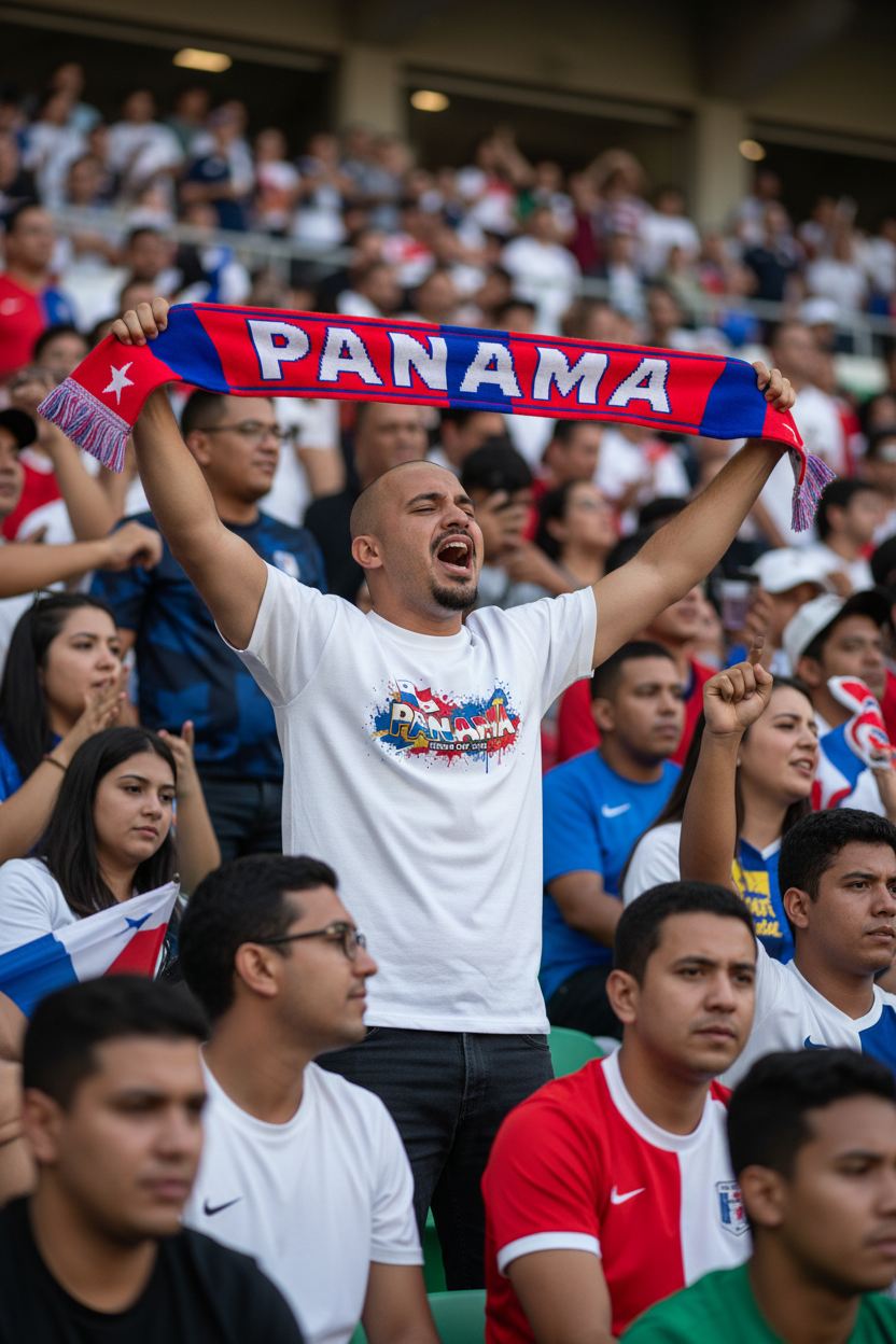 Panama World Cup 2026 T-Shirt - Bold Graffiti Flag Design by StayClothed.com