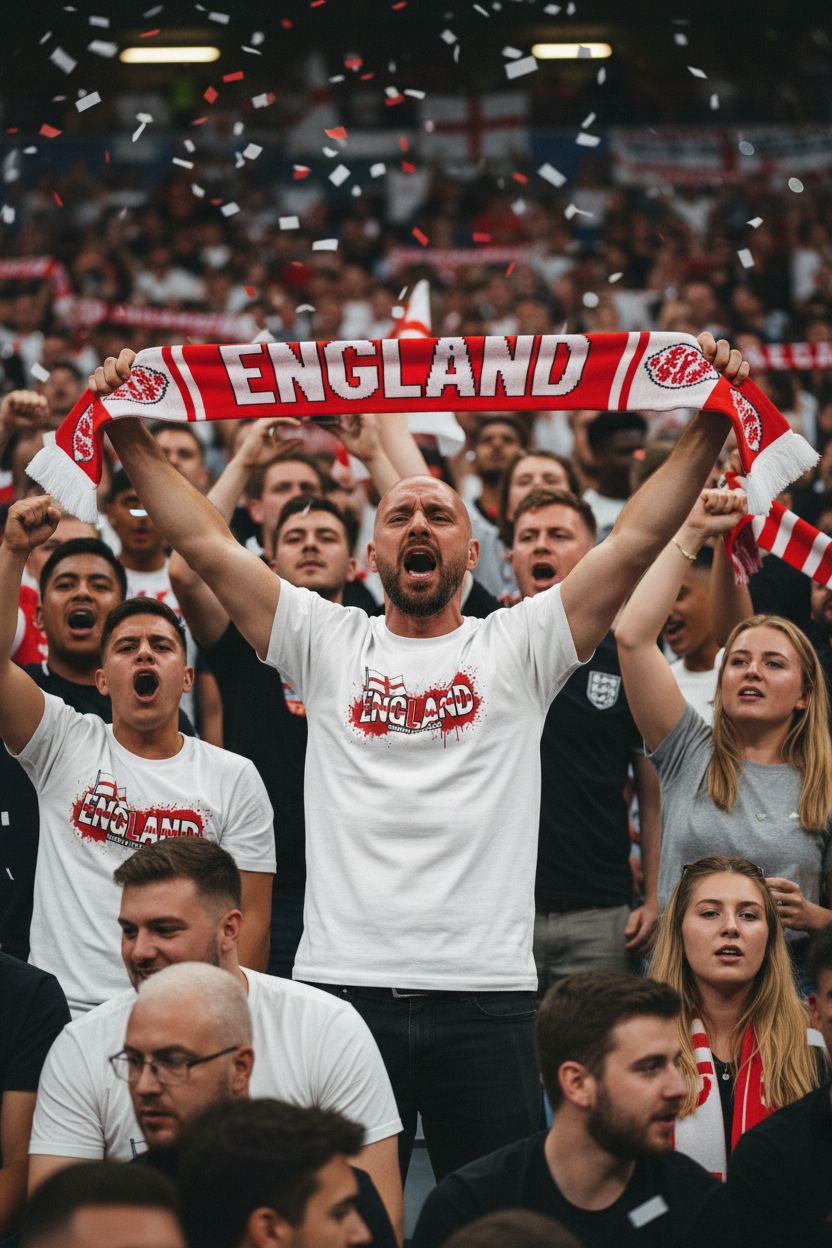 England World Cup 2026 T-Shirt - Bold Graffiti Design by StayClothed.com