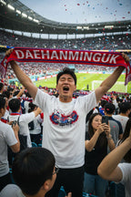 South Korea World Cup 2026 T-Shirt - Bold Graffiti Flag Design by StayClothed.com