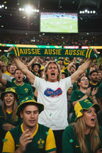Australia World Cup 2026 T-Shirt - Bold Graffiti Flag Design by StayClothed.com