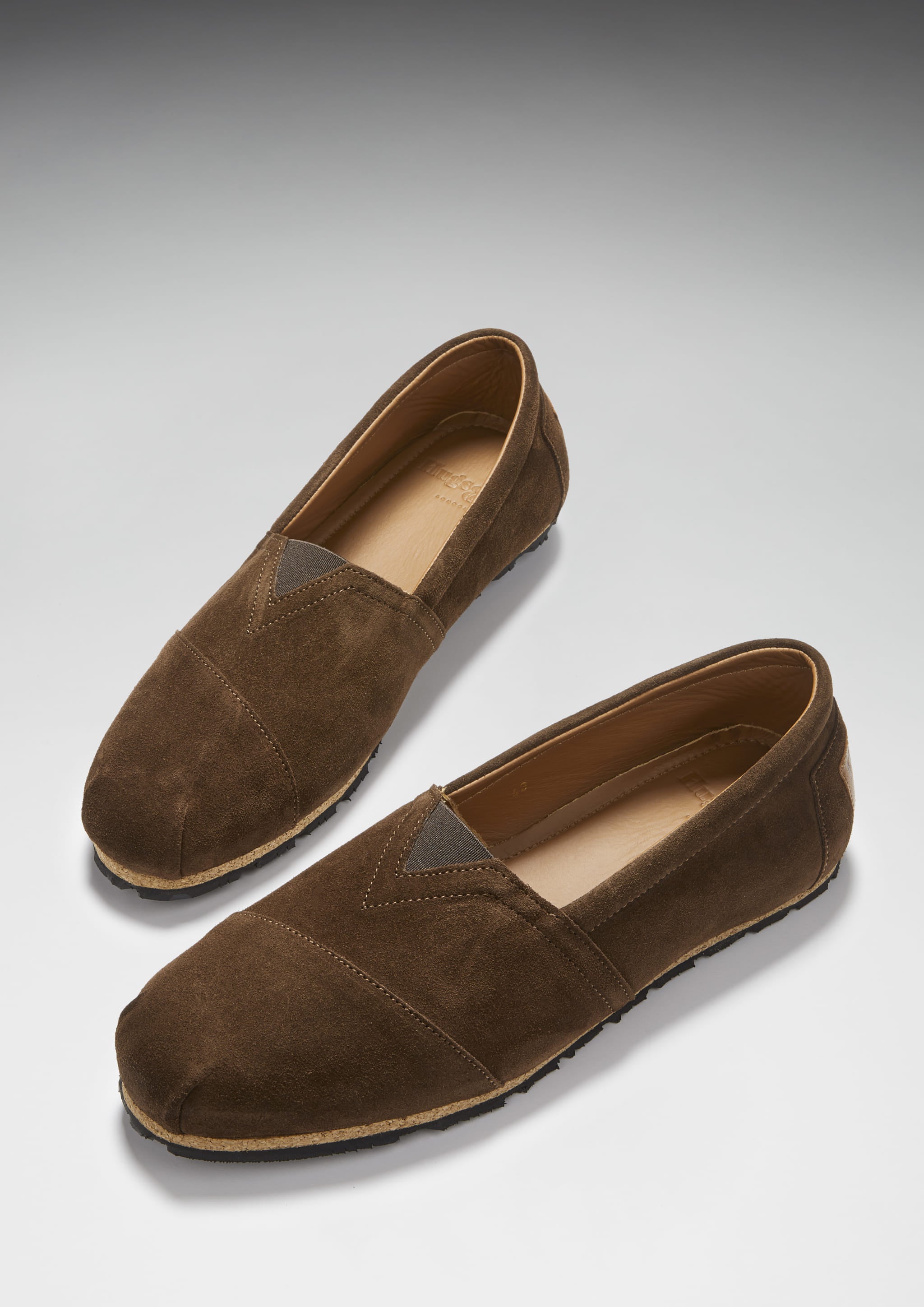 Hugs & Co Mens Tyre Sole Espadrilles Brown Suede
