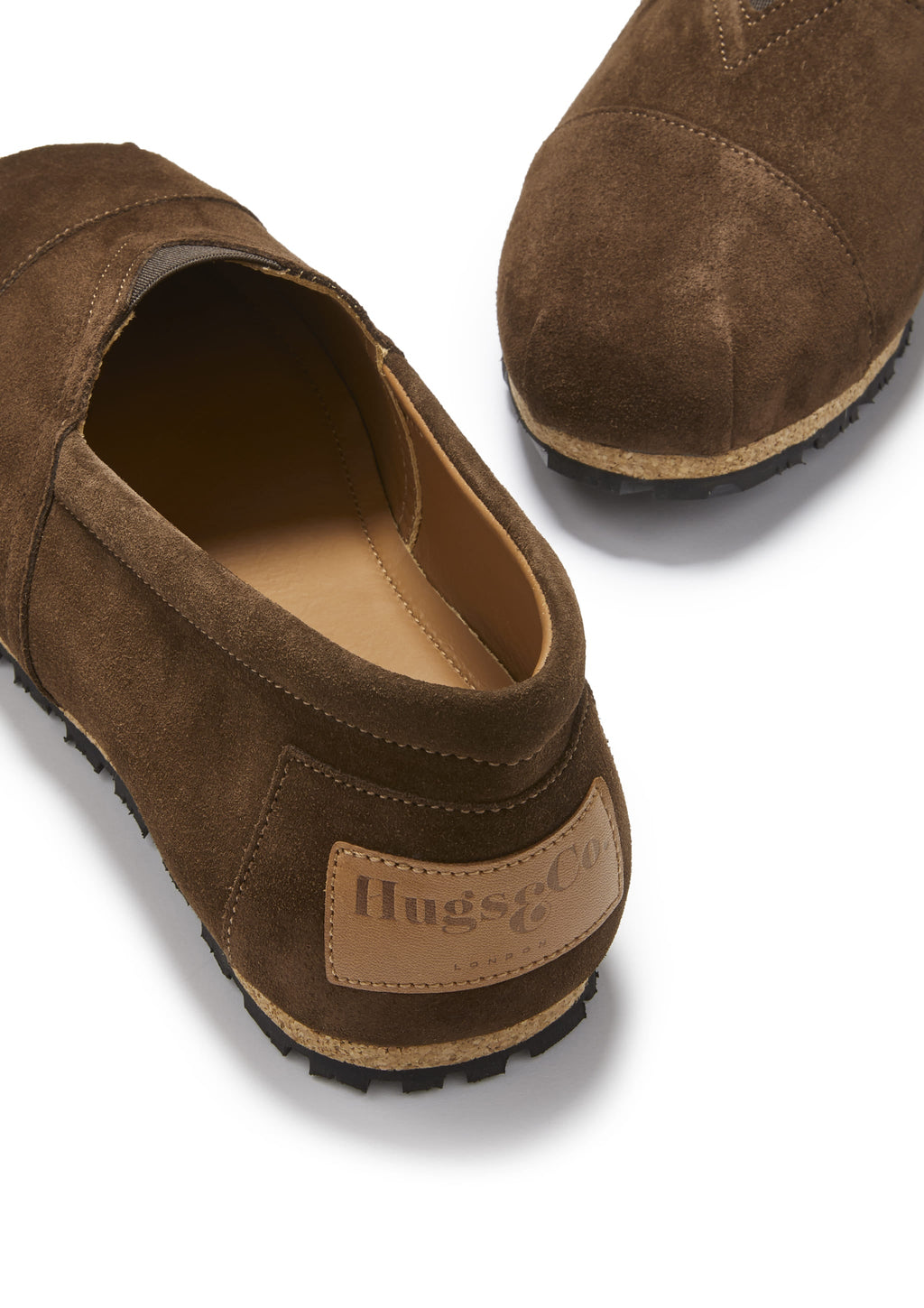 Hugs & Co Mens Tyre Sole Espadrilles Brown Suede