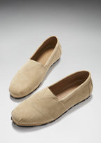 Hugs & Co Mens Tyre Sole Espadrilles Taupe Suede