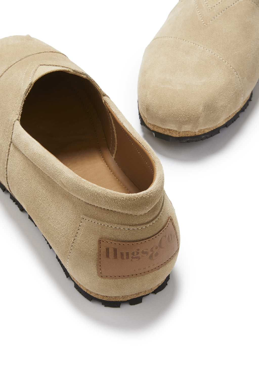 Hugs & Co Mens Tyre Sole Espadrilles Taupe Suede
