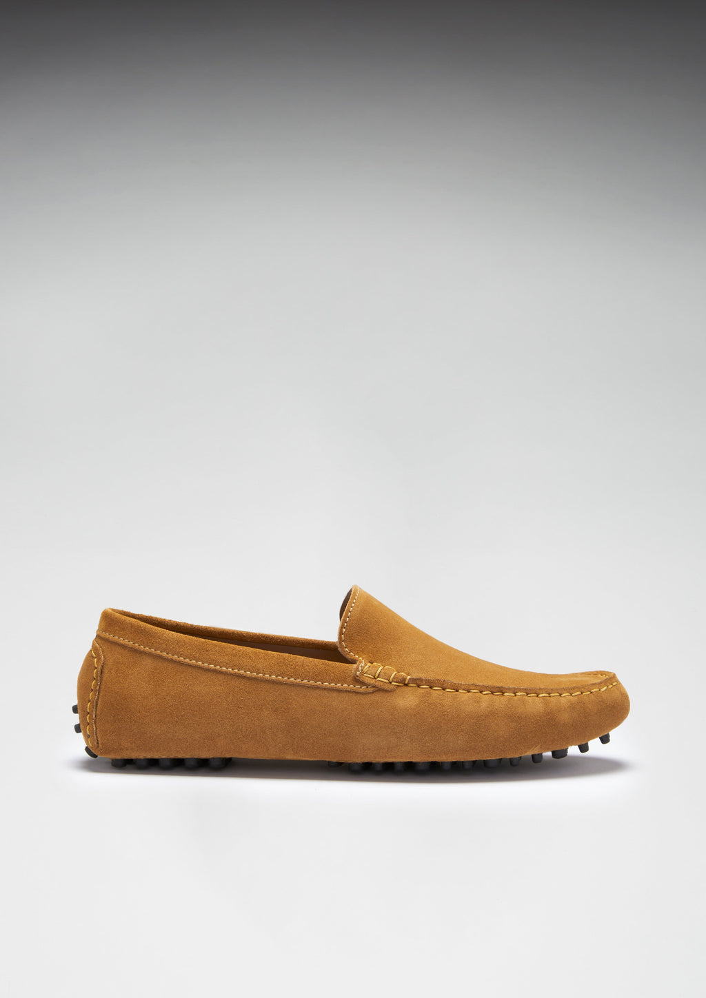 Hugs & Co Mens Driving Loafers Tobacco Suede