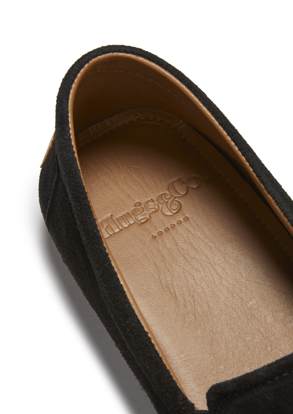 Hugs & Co Mens Tyre Sole Espadrilles Black Suede