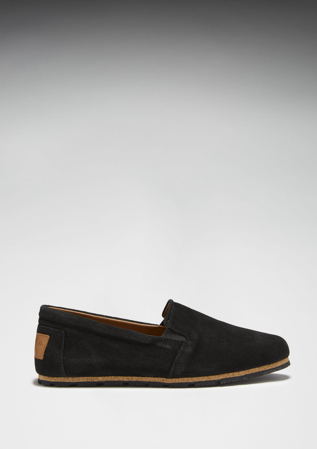 Hugs & Co Mens Tyre Sole Espadrilles Black Suede