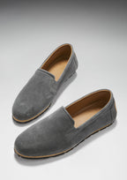 Hugs & Co Mens Tyre Sole Espadrilles Charcoal Suede