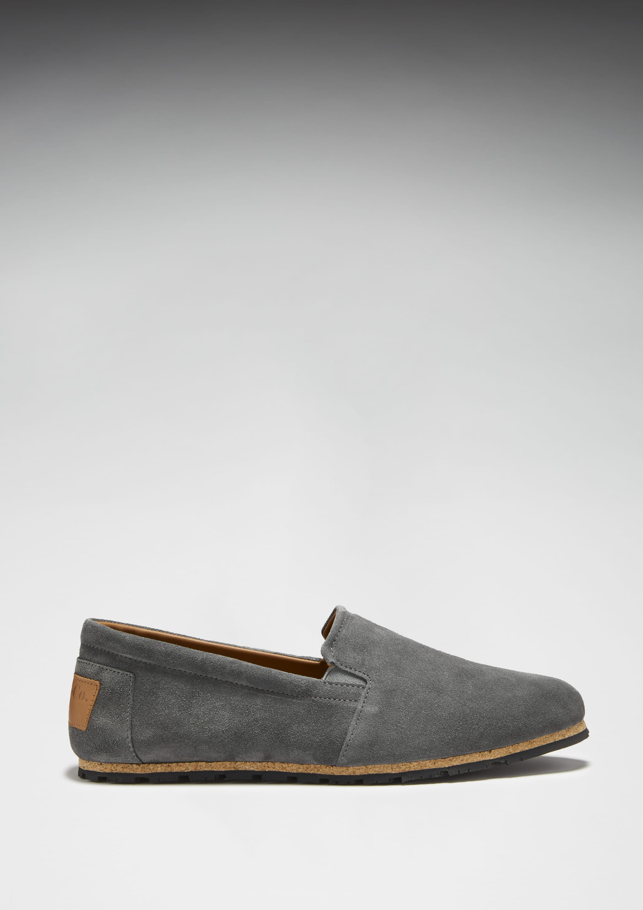 Hugs & Co Mens Tyre Sole Espadrilles Charcoal Suede