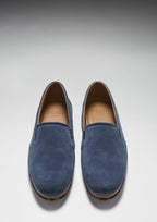 Hugs & Co Mens Tyre Sole Espadrilles Denim Blue Suede