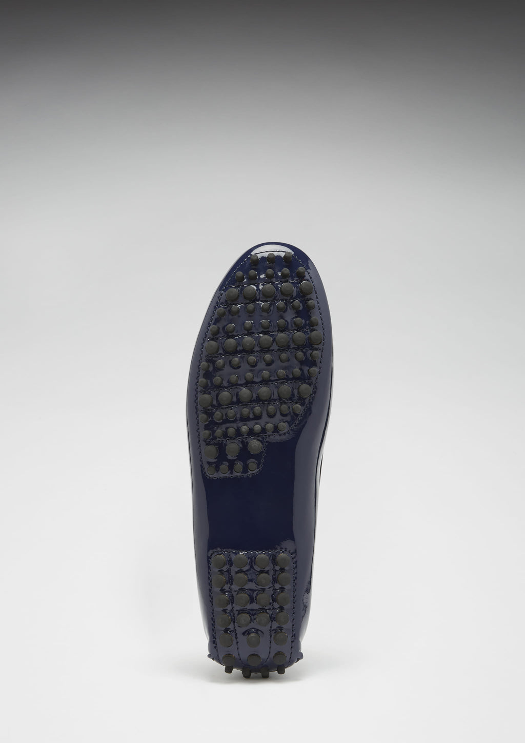 Hugs & Co Mens Penny Driving Loafers Navy Blue Patent Leather