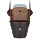 Zatchels Mikey Monkey leather bag open view