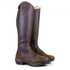 Bareback Footwear Nebraska Wool-lined Long Riding Boots Brown