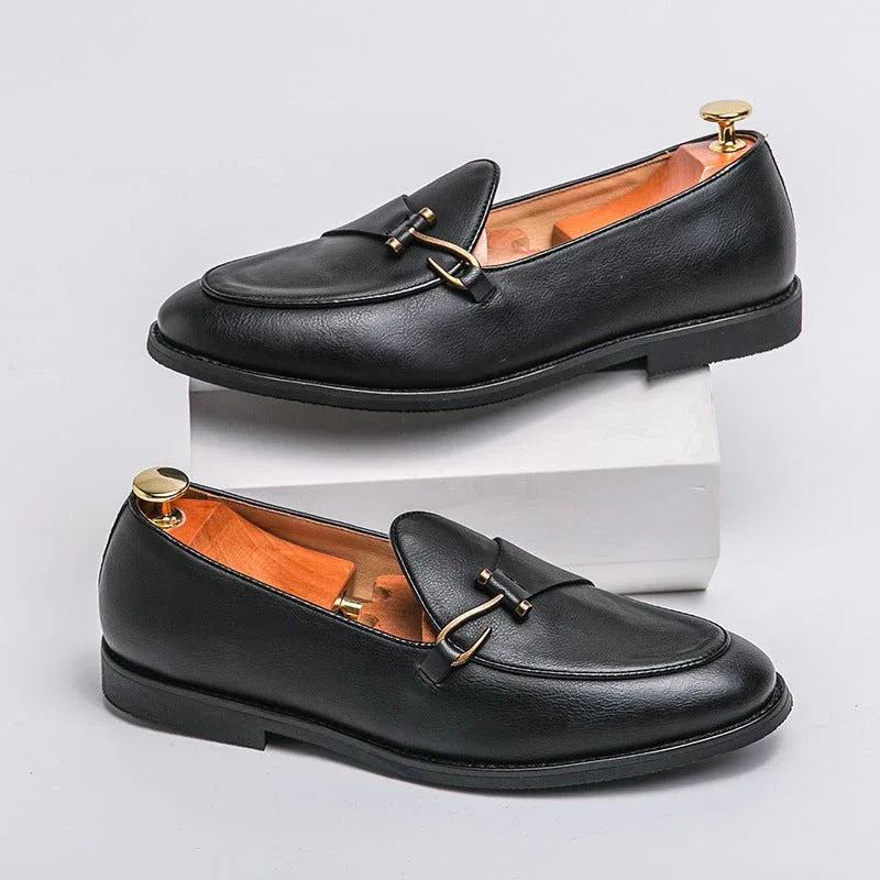 Mens Casual PU Slip On Shoes