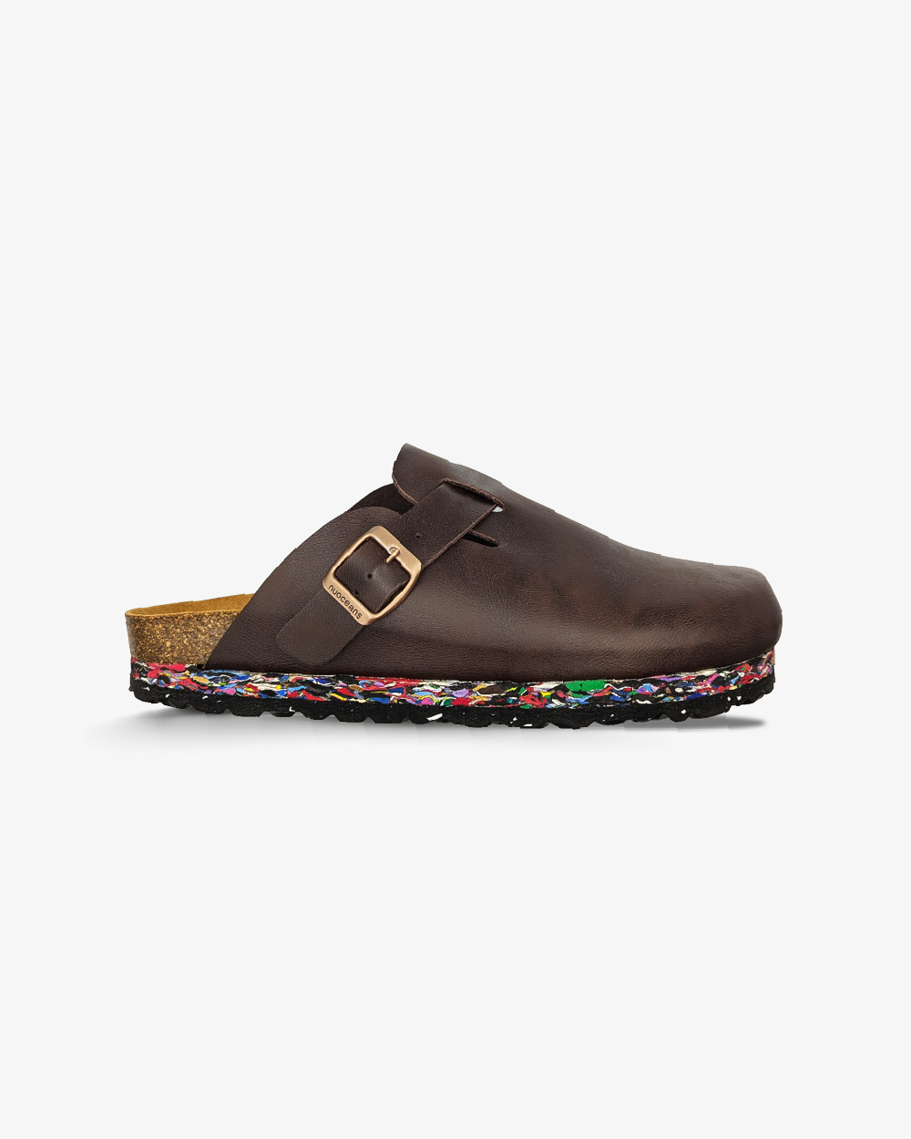 Nuoceans Truffle Dark Brown Vegan Clogs