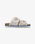 Nuoceans Fluff Grey White Vegan Sandals