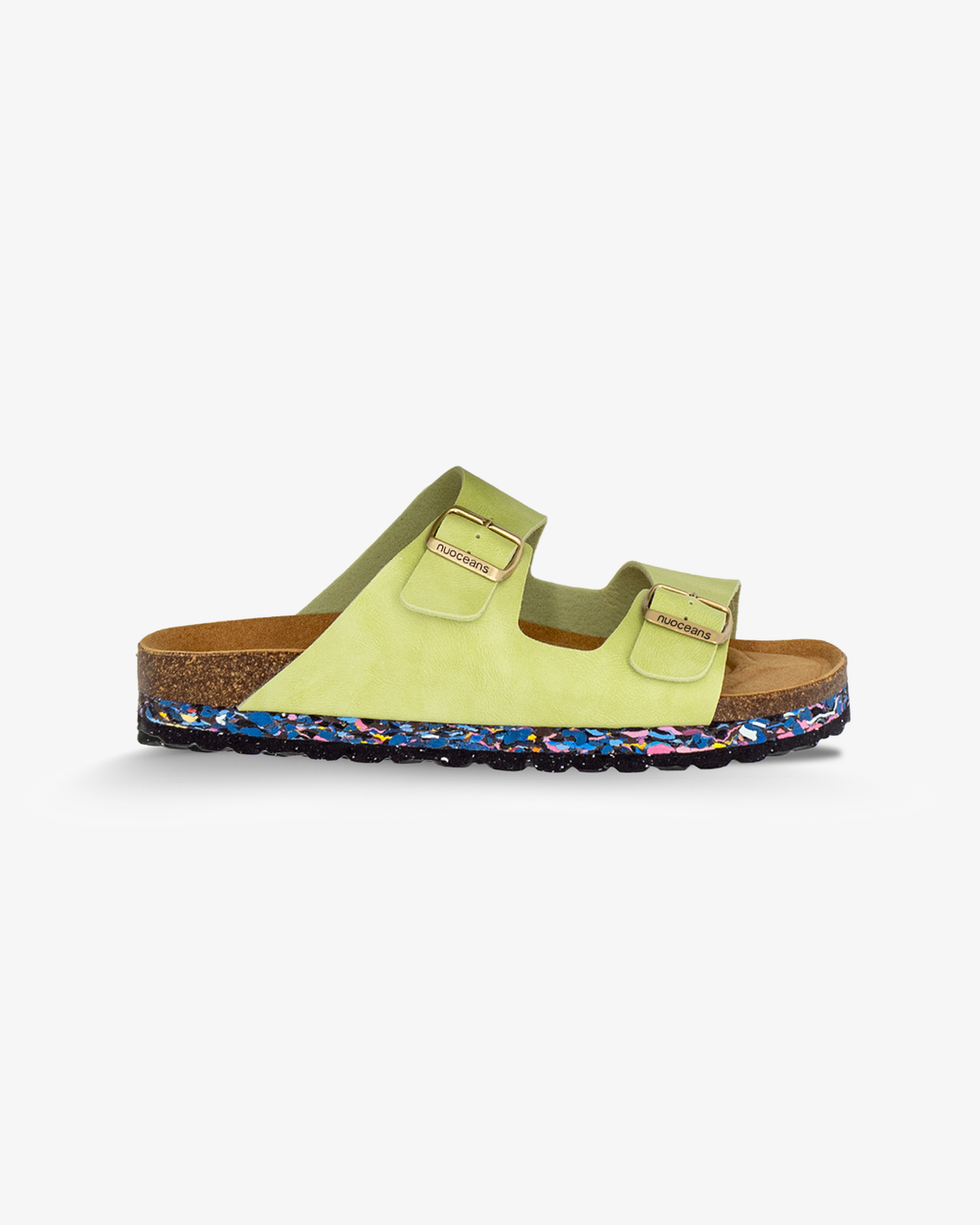 Nuoceans Matcha Green Vegan Sandals