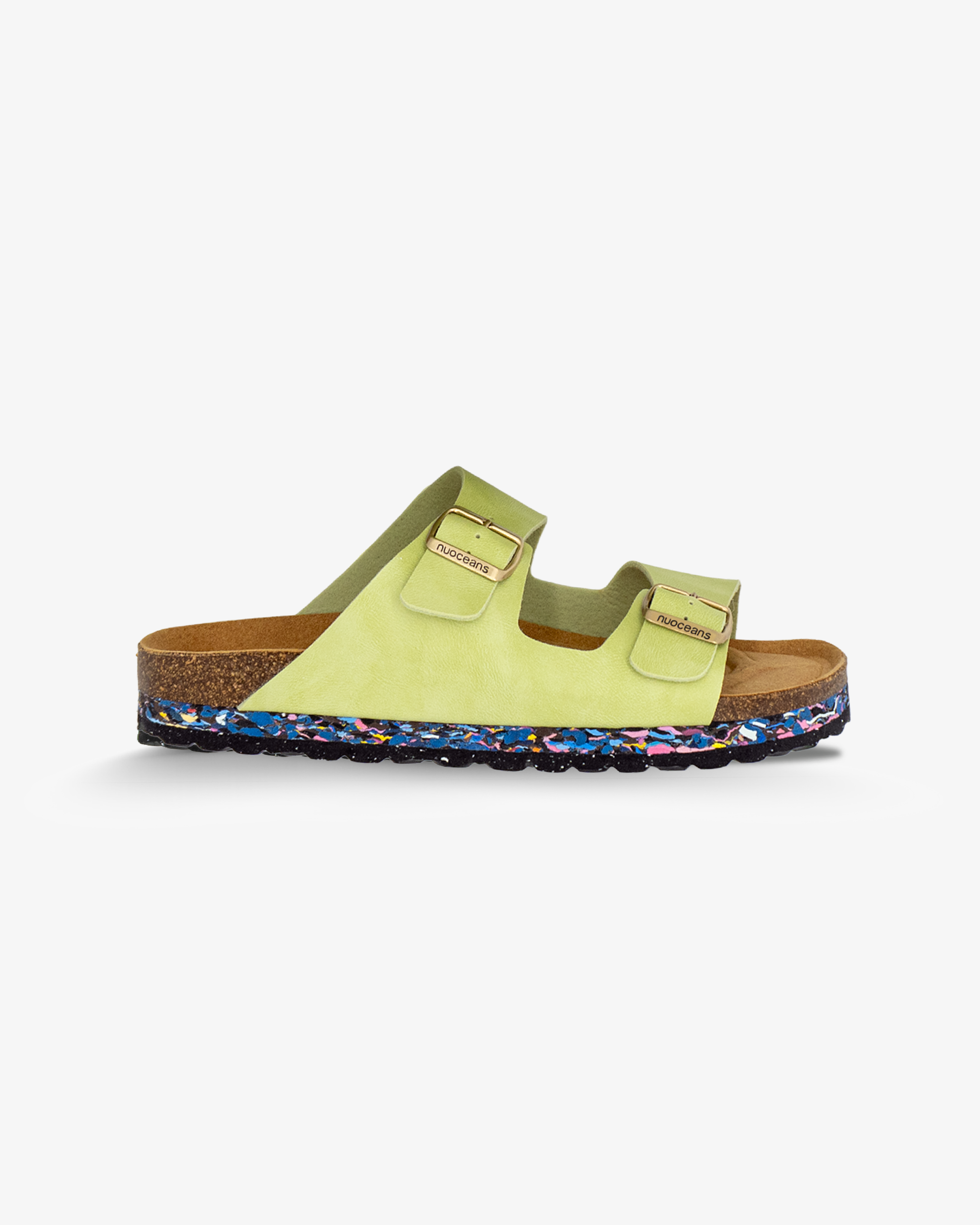 Nuoceans Matcha Green Vegan Sandals