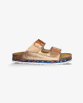 Nuoceans Rosy Metallic Rose Gold Vegan Sandals