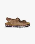 Nuoceans Hazel Brown Backstrap Sandals