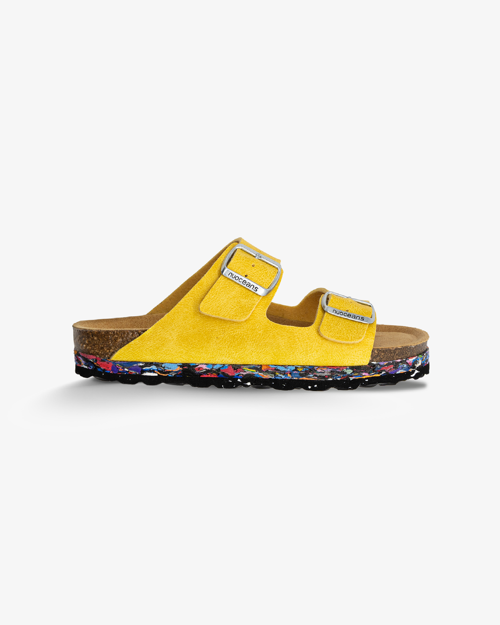 Nuoceans Yuzu Yellow Vegan Leather Sandals