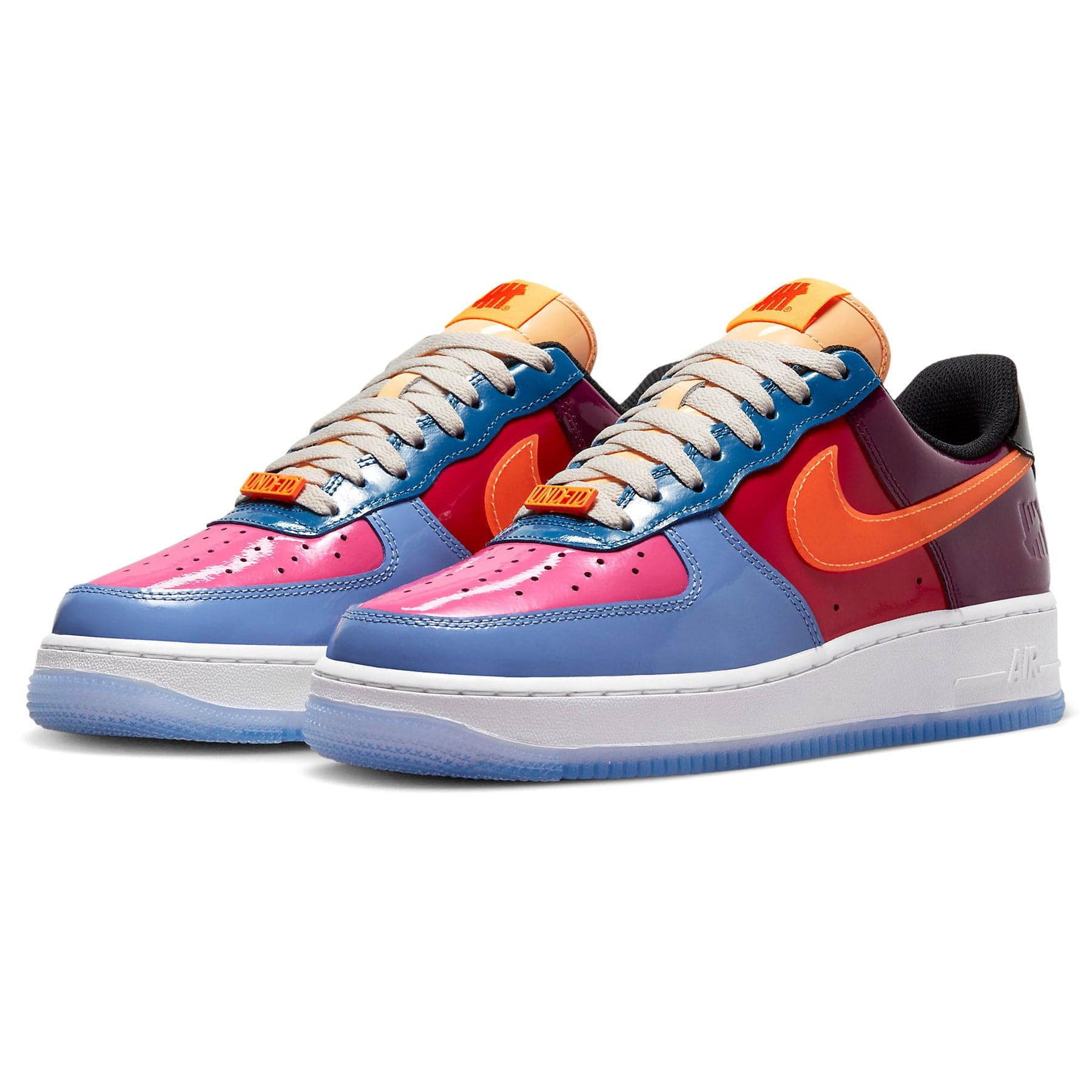 Nike Air Force 1 Low Total Orange trainers alternate side view