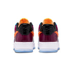 Nike Air Force 1 Low Total Orange trainers heel view
