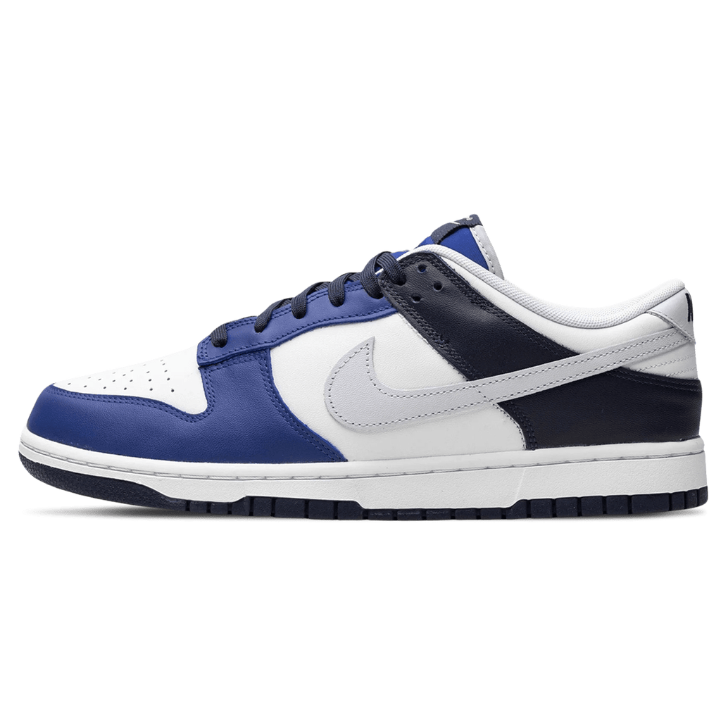 Nike Dunk Low Game Royal Navy trainers main side profile