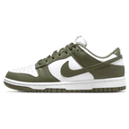 Nike Dunk Low Womens Medium Olive trainers main side profile