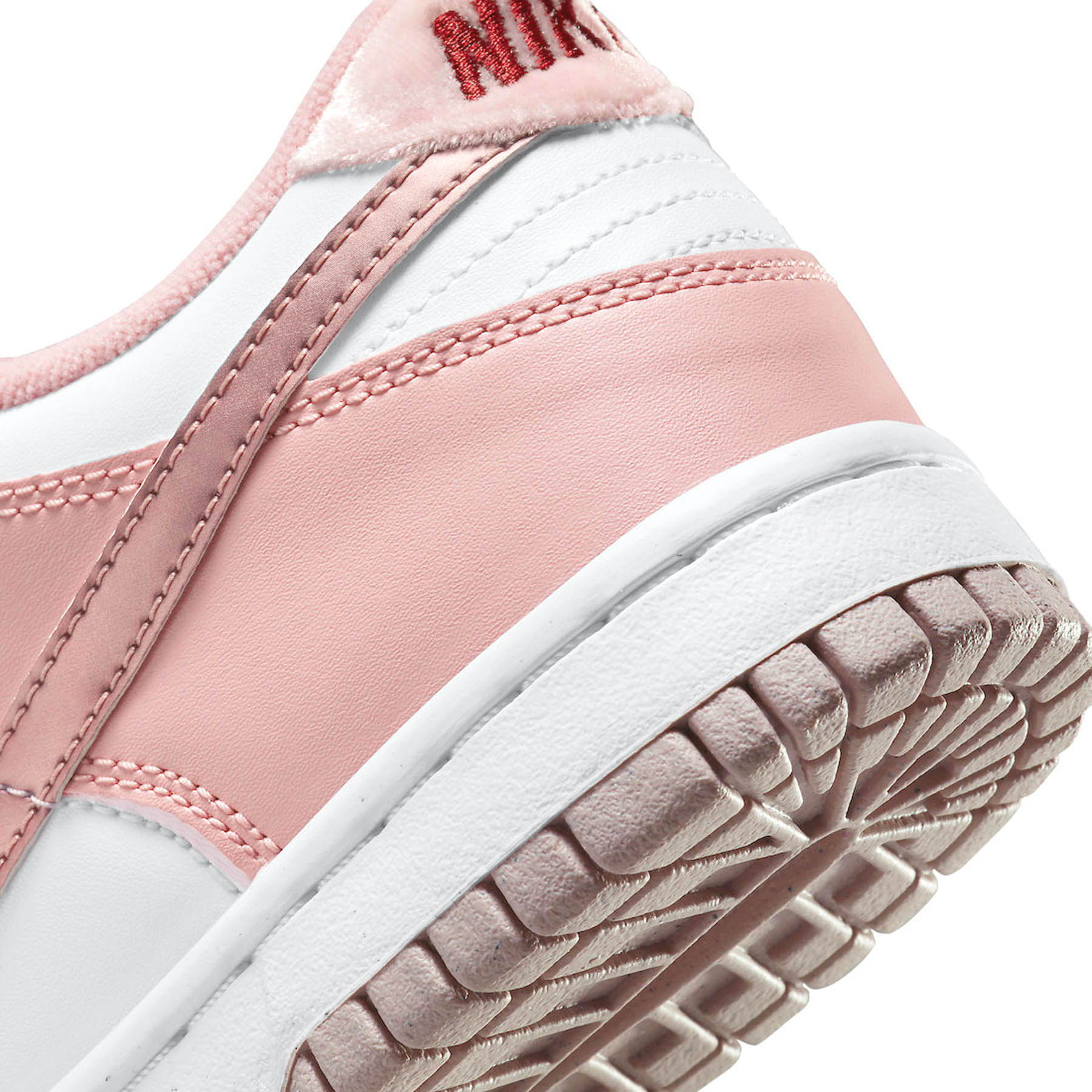Nike Dunk Low GS Pink Velvet trainers extra product angle