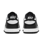 Nike Dunk Low GS Black White trainers heel view