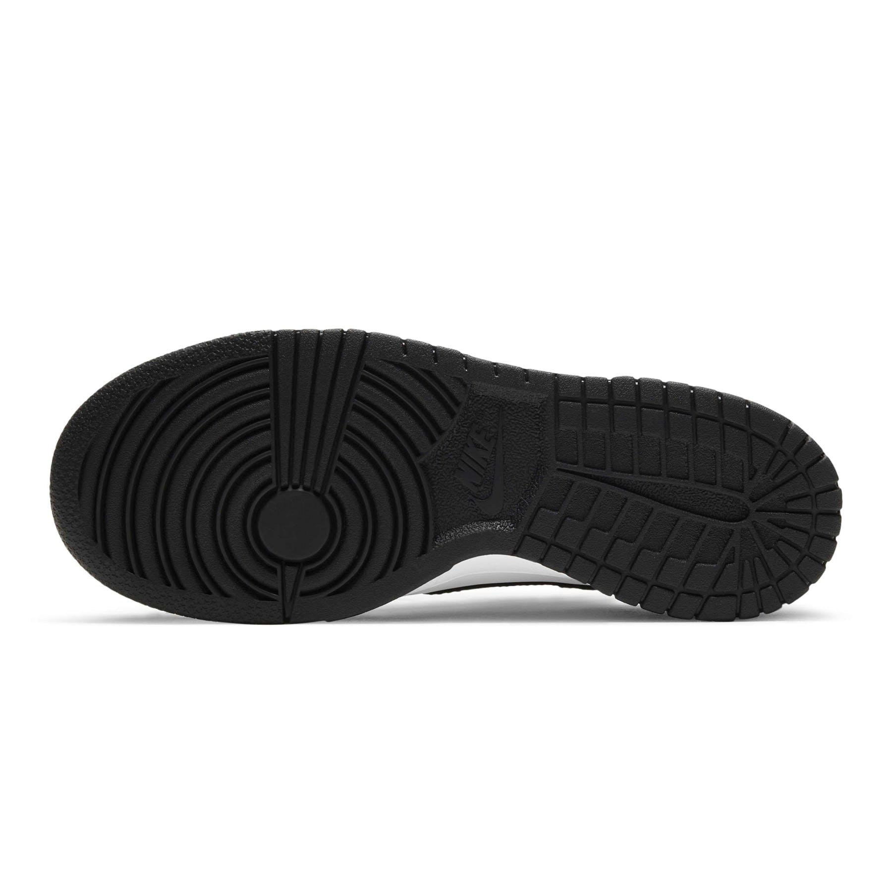 Nike Dunk Low GS Black White trainers sole detail