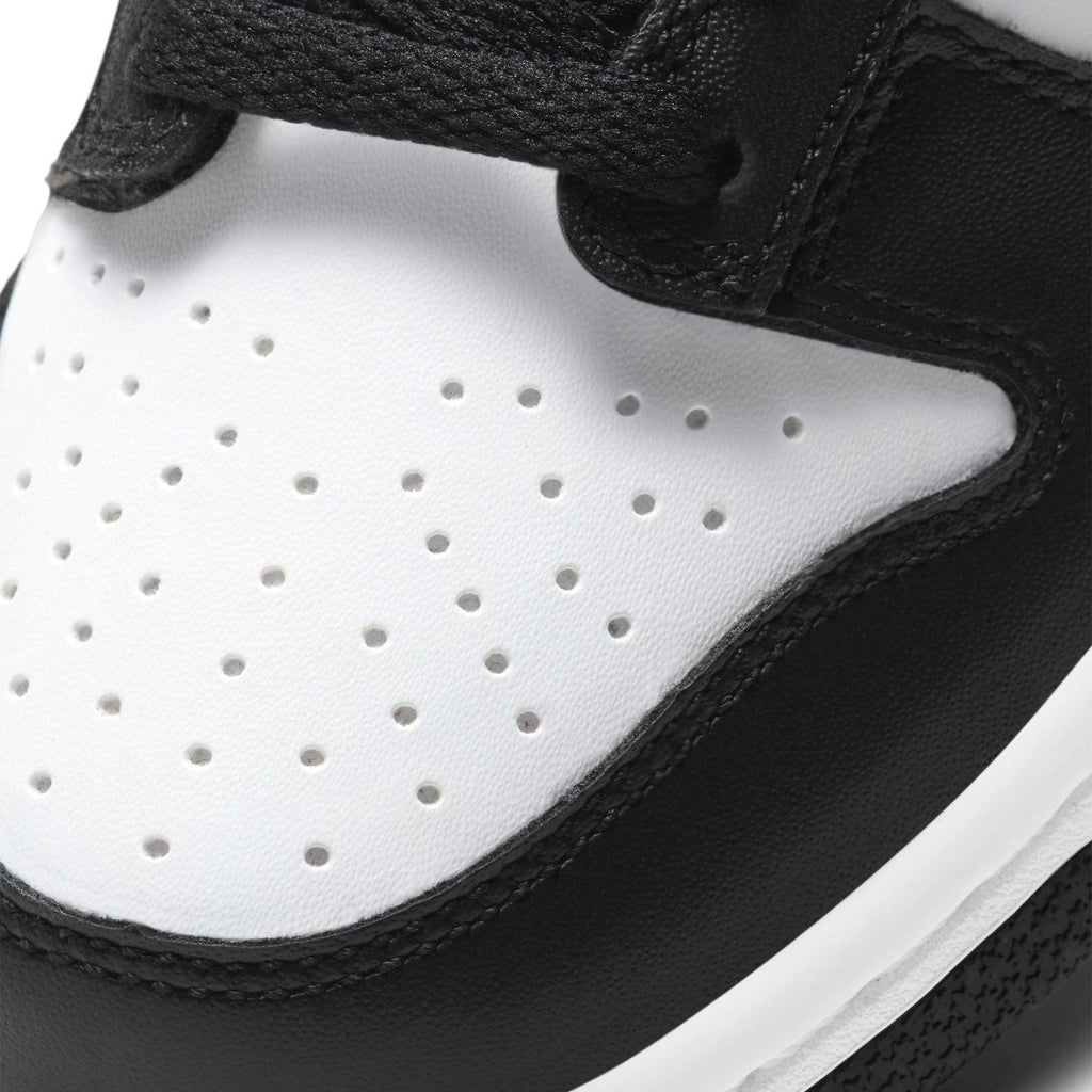Nike Dunk Low GS Black White trainers close detail view
