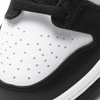 Nike Dunk Low GS Black White trainers close detail view