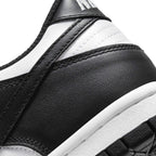 Nike Dunk Low GS Black White trainers extra product angle