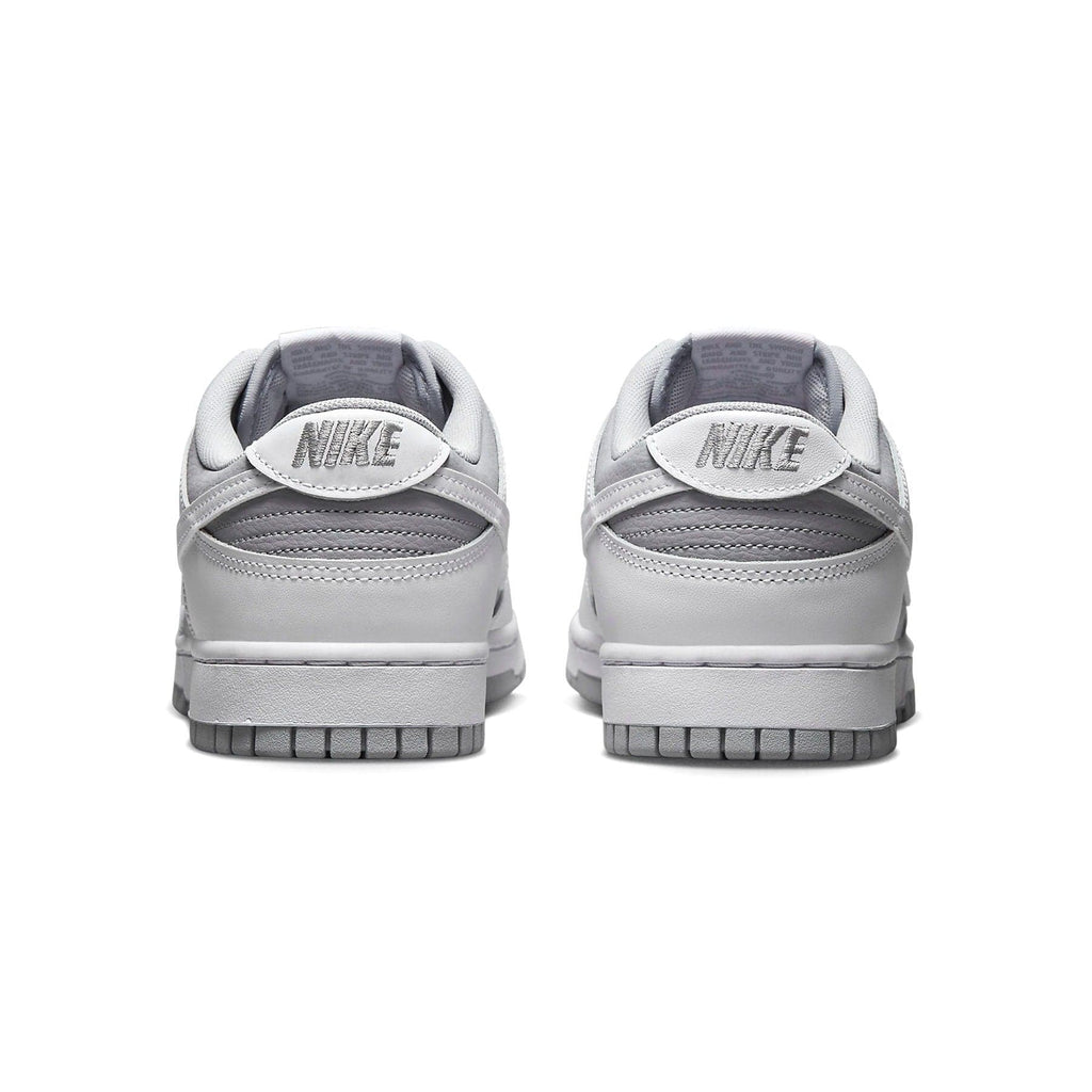 Nike Dunk Low White Neutral Grey trainers heel view