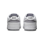 Nike Dunk Low White Neutral Grey trainers heel view