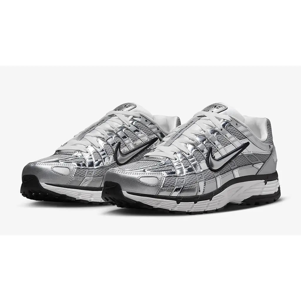 Nike P-6000 Metallic Silver Trainers