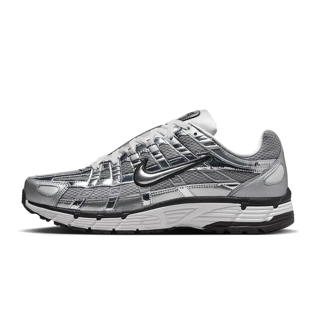 Nike P-6000 Metallic Silver Trainers