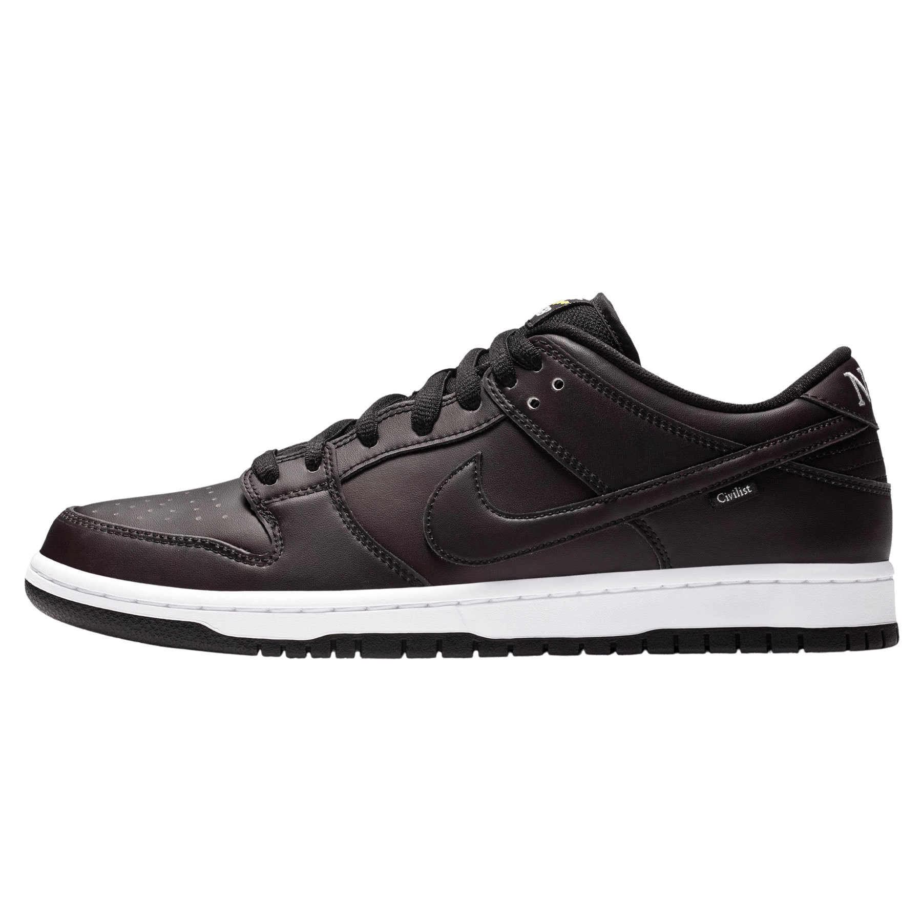 Civilist x Nike Dunk Low Pro SB QS Thermography trainers main side profile
