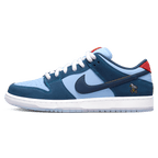 Why So Sad x Nike SB Dunk Low Predatory Bird trainers main side profile