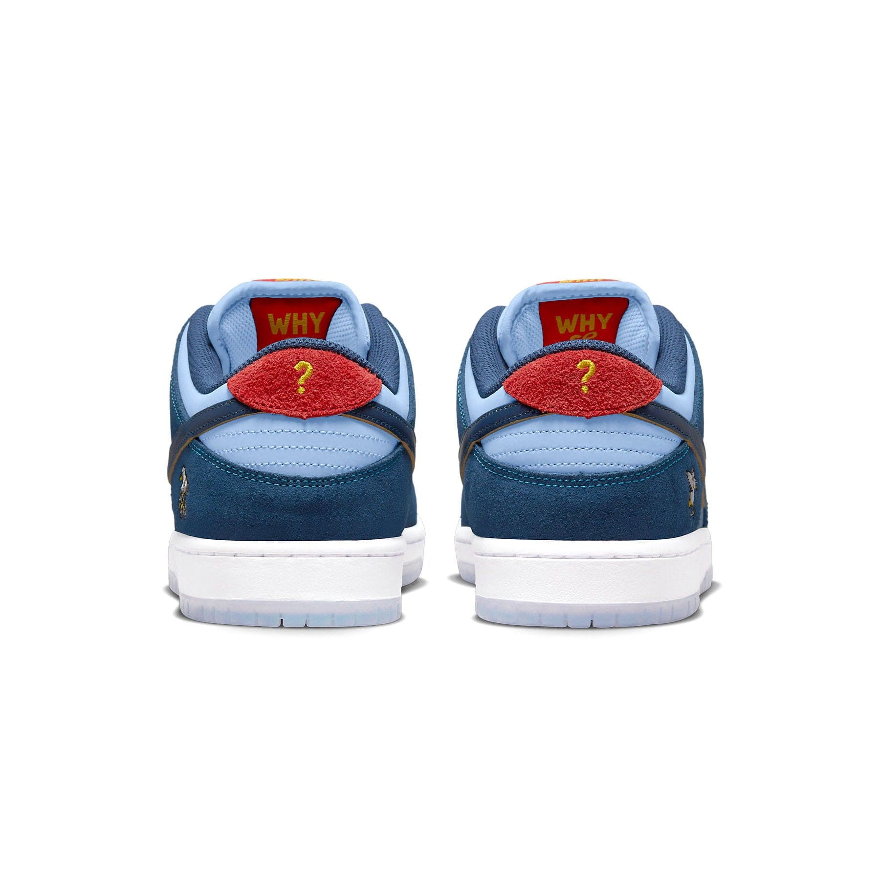 Why So Sad x Nike SB Dunk Low Predatory Bird trainers heel view