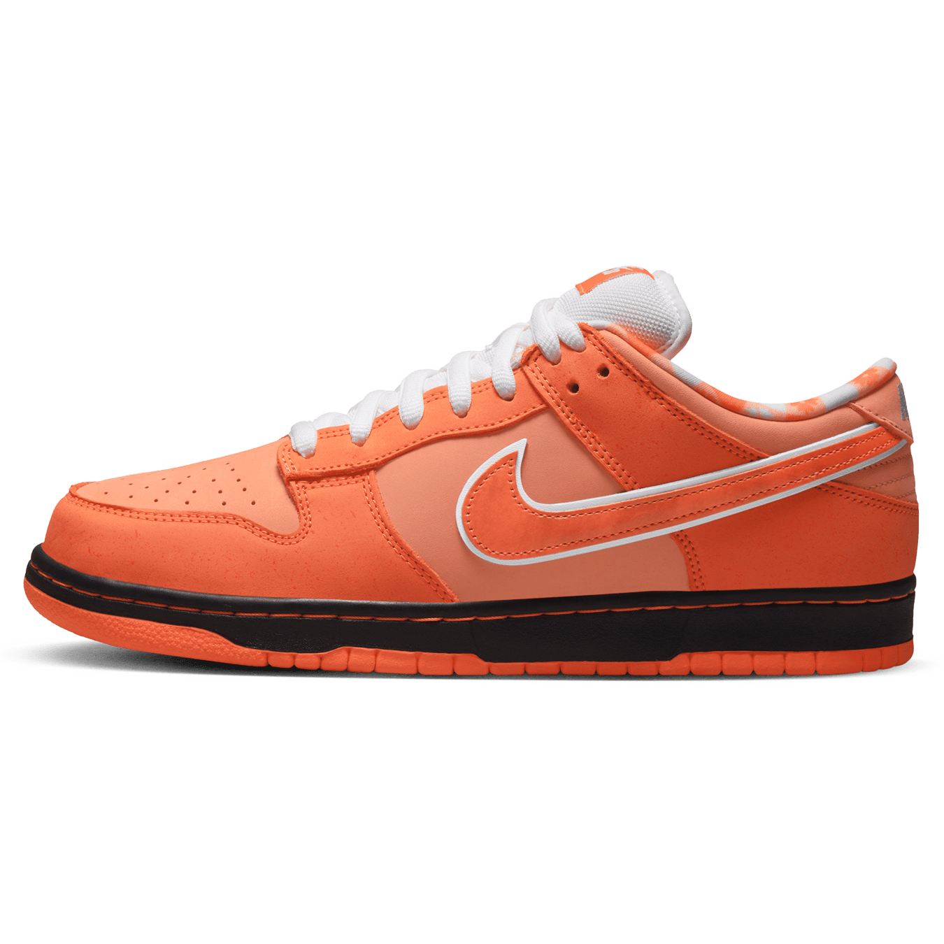 Nike SB Dunk Low Orange Lobster trainers main side profile