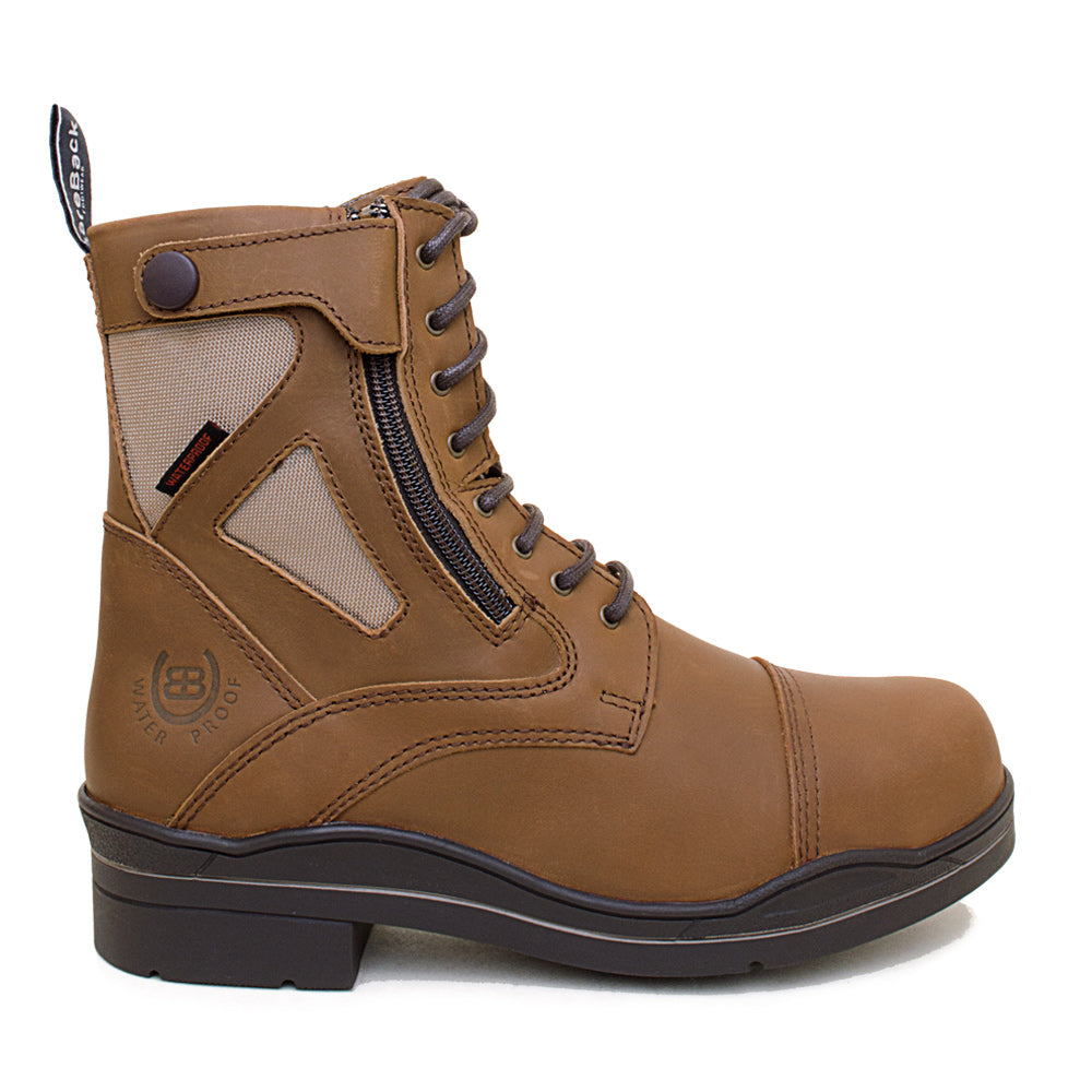 Bareback Footwear Kentucky Storm Waterproof Jodhpur Boots Mocha