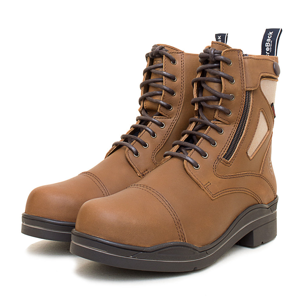 Bareback Footwear Kentucky Storm Waterproof Jodhpur Boots Mocha