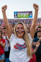 Norway World Cup 2026 T-Shirt - Bold Graffiti Flag Design by StayClothed.com