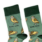 Bare Kind Save the Barn Owls Bamboo Socks