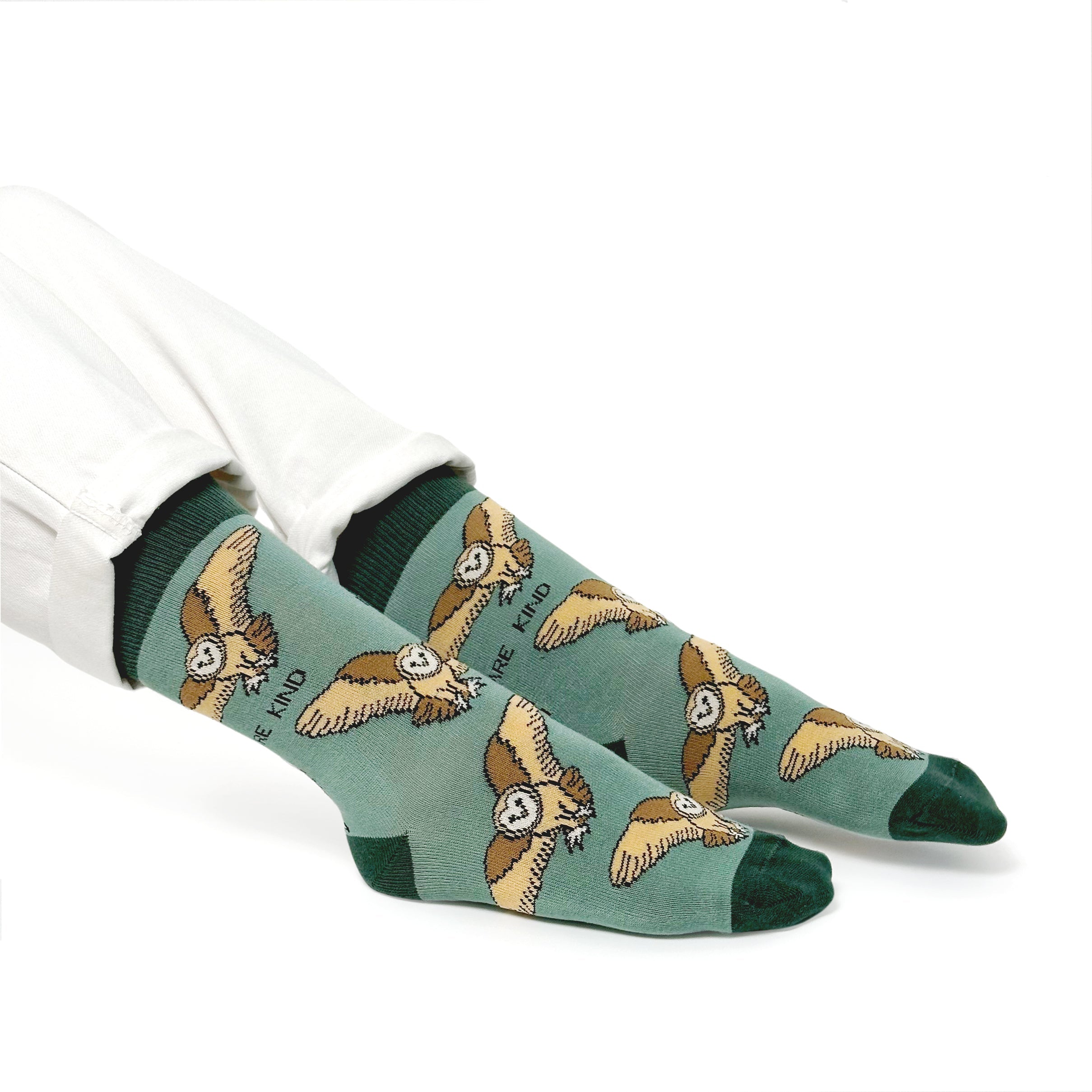Bare Kind Save the Barn Owls Bamboo Socks