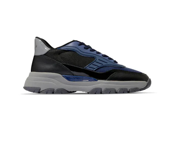 Lavair Pacific 2.0 Navy Black Leather Trainers