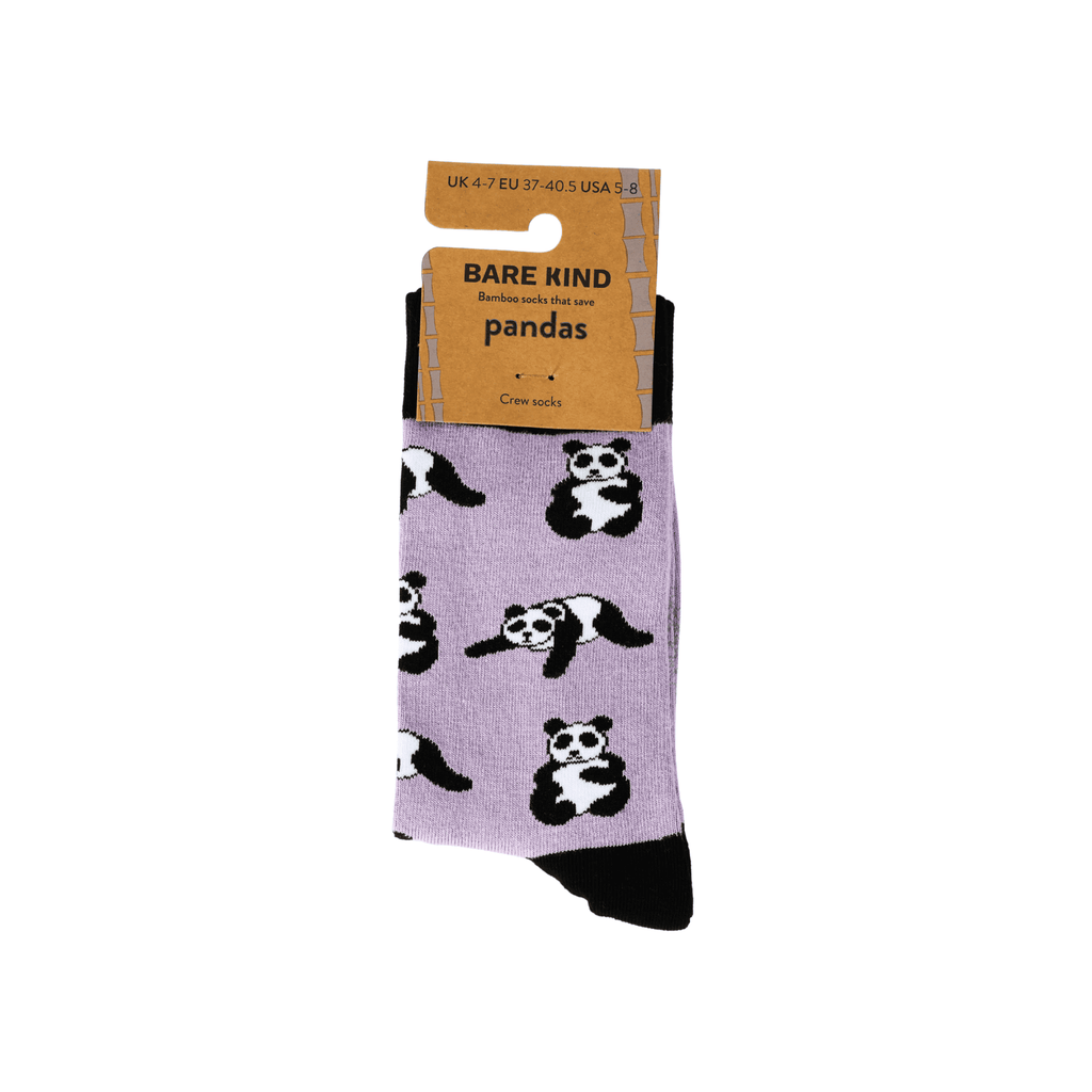 Bare Kind Save the Pandas Bamboo Socks